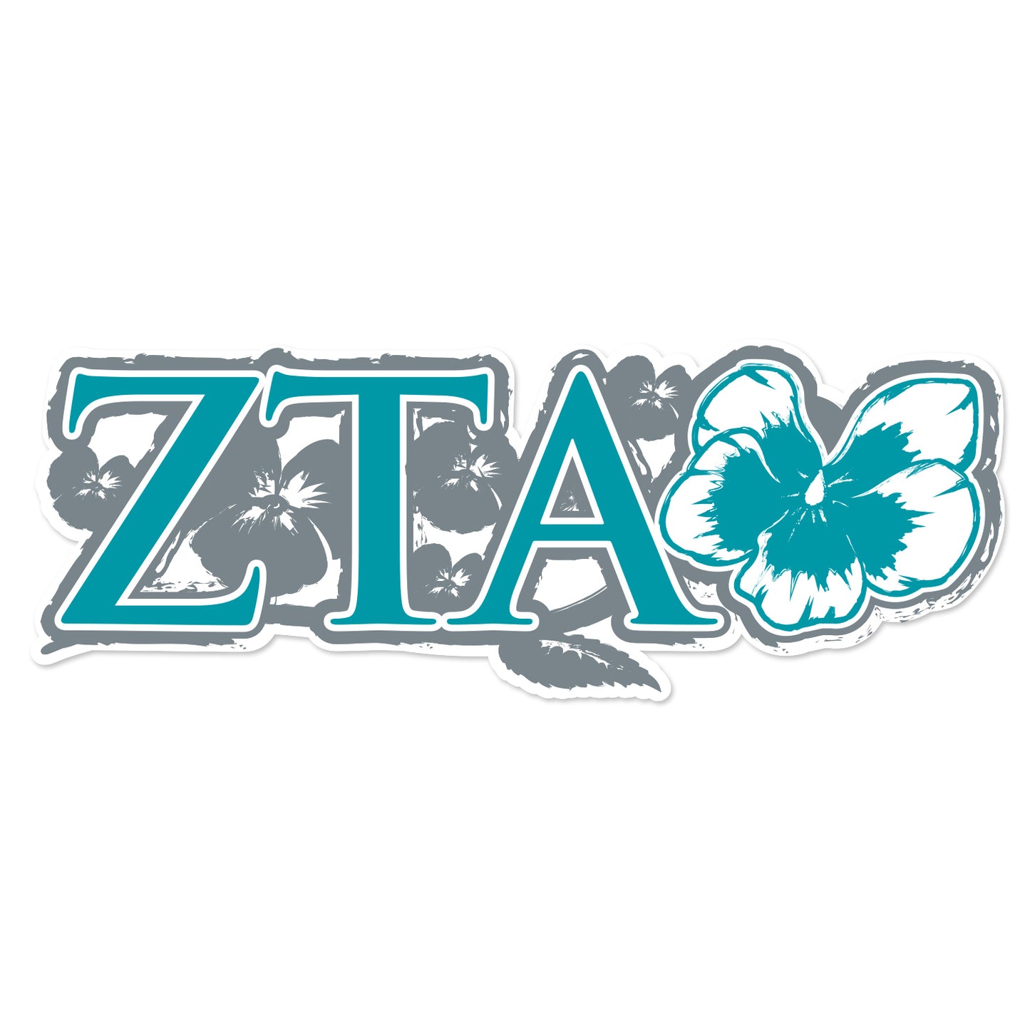 Zeta Tau Alpha Laptop Jumbo Sticker/Decal
