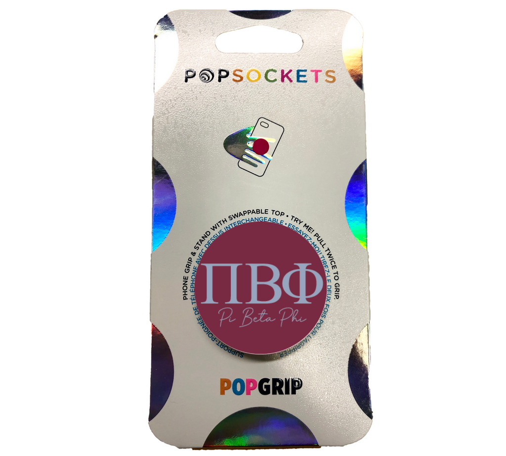 Pi Beta Phi 2-Color PopSocket