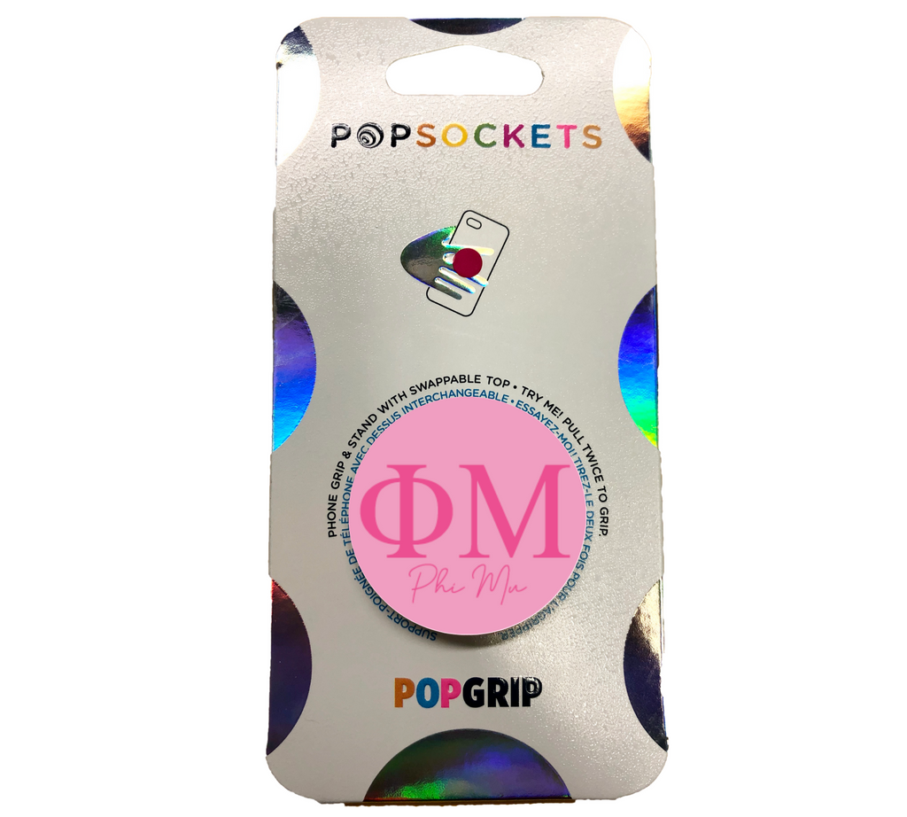 Phi Mu 2-Color Popsocket