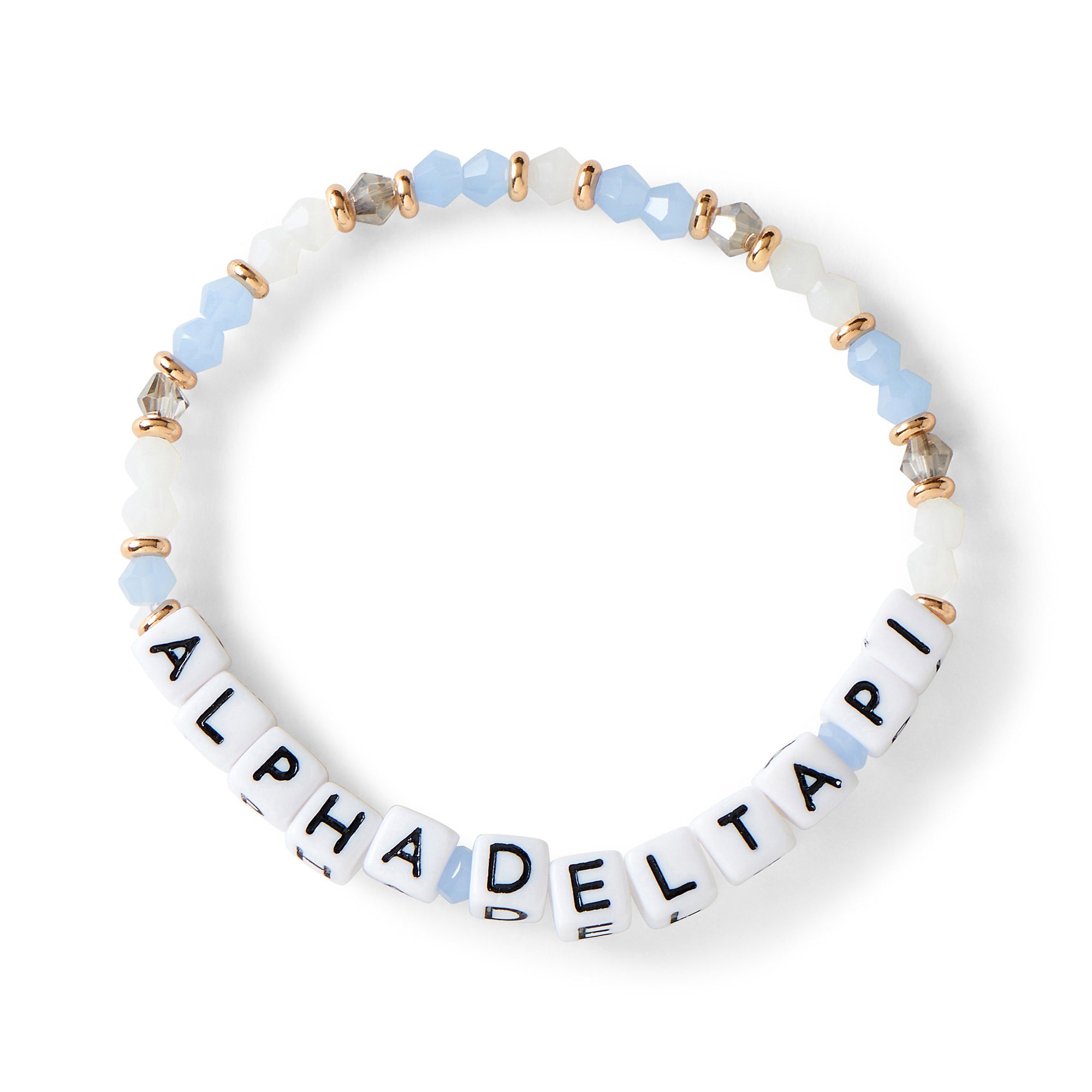 Glass Beads Name Bracelet