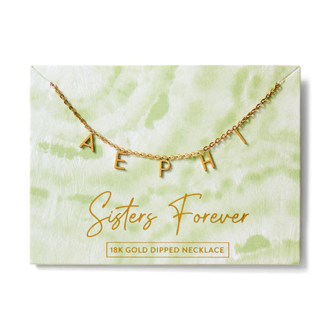 Alpha Epsilon Phi Name Necklace