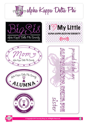 Alpha Kappa Delta Phi <br> Family Stickers
