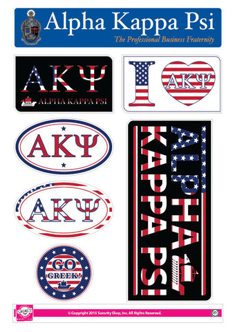 Alpha Kappa Psi <br> American Stickers