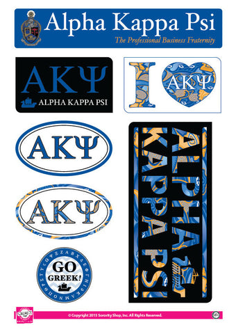 Alpha Kappa Psi <br> Lifestyle Stickers