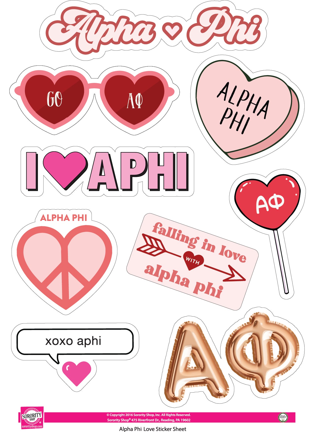 Cute Love Stickers, Unique Designs