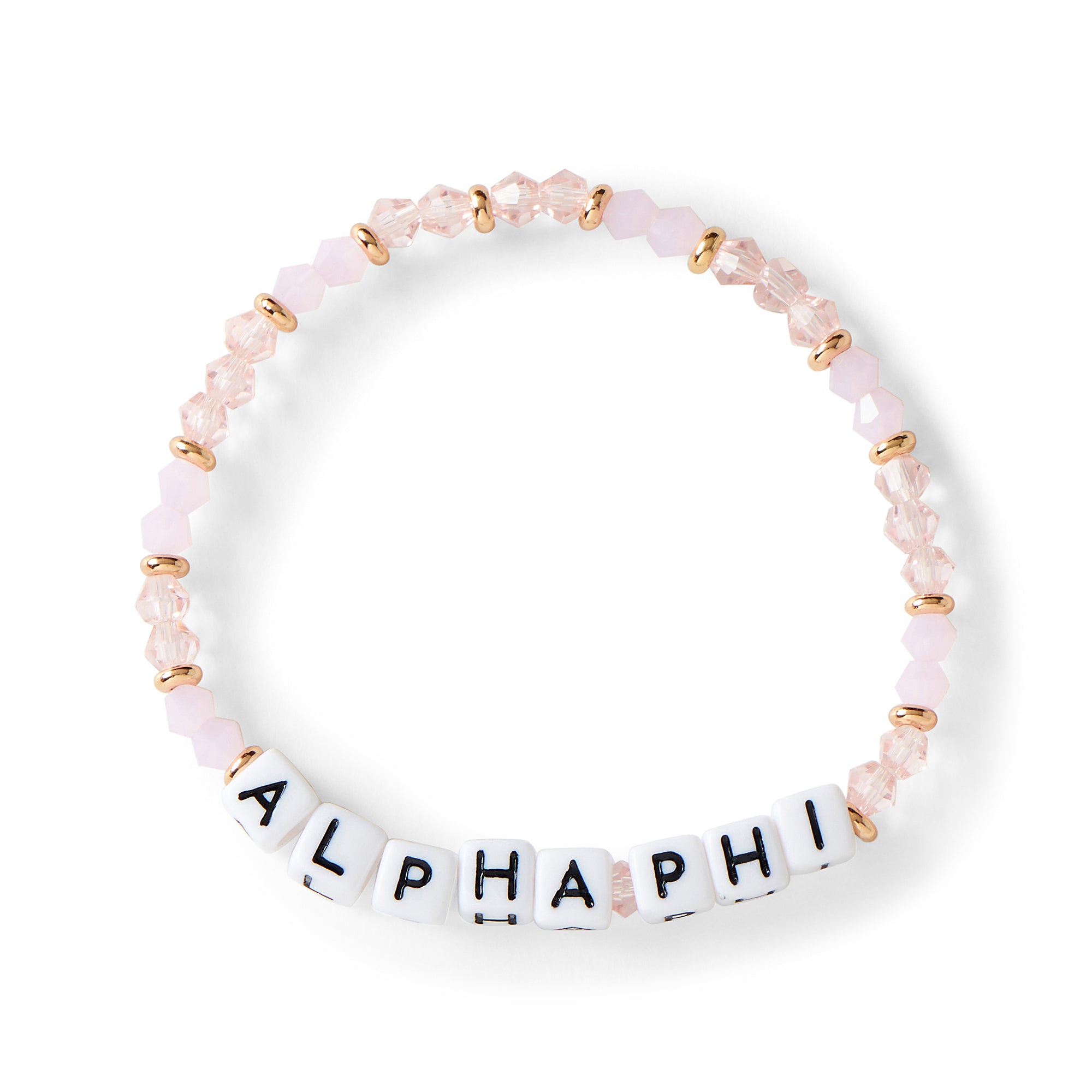 Baby Pink Letter Beads for Bracelets, Name Beads, Alphabet Beads, Alph