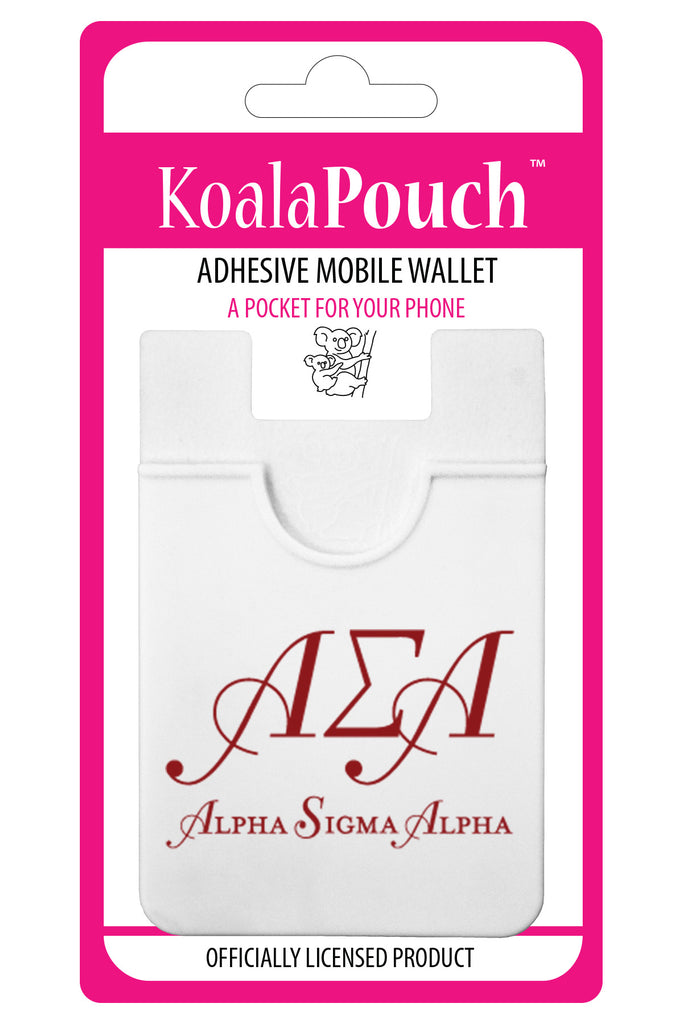 Alpha Sigma Alpha Koala Pouch - Logo Design