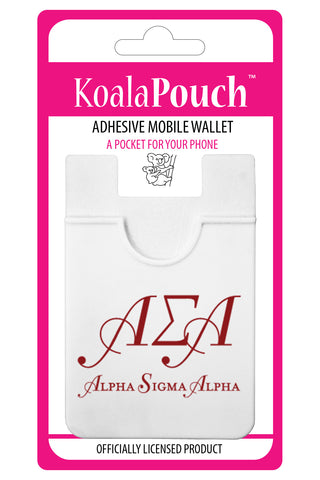 Alpha Sigma Alpha Koala Pouch - Logo Design