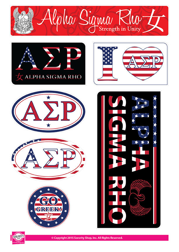 Alpha Sigma Rho Eye Black Decals – SororityShop