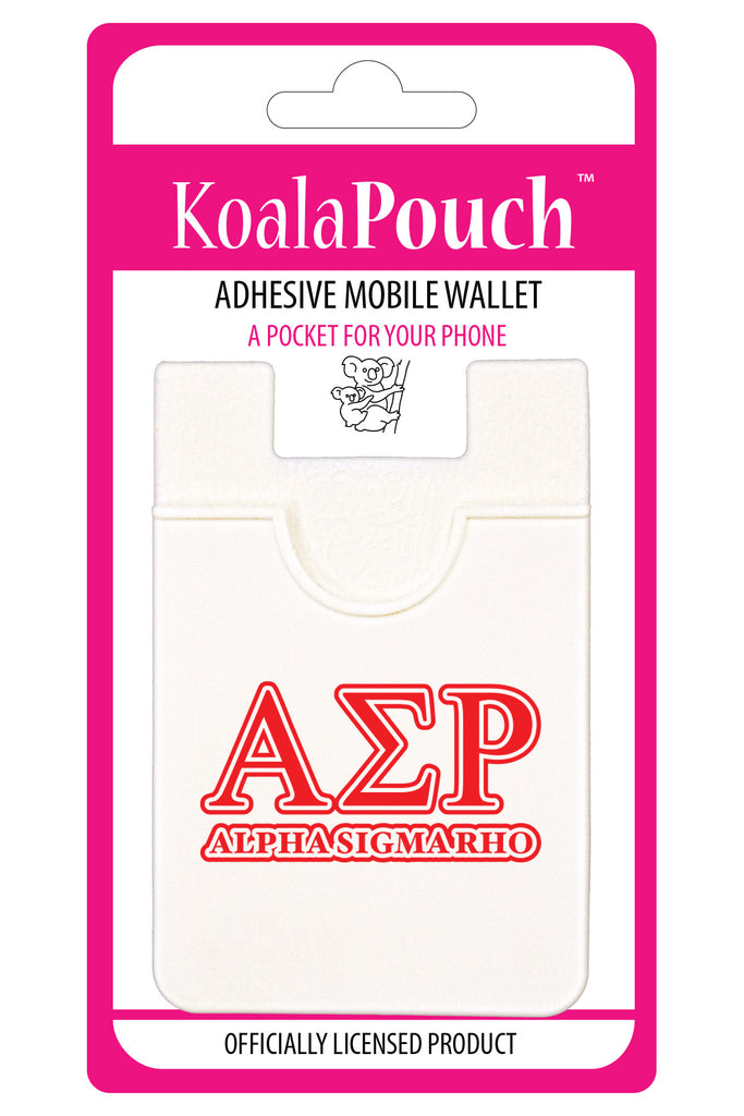 Alpha Sigma Rho Koala Pouch - Greek Letters Design - Phone Wallet