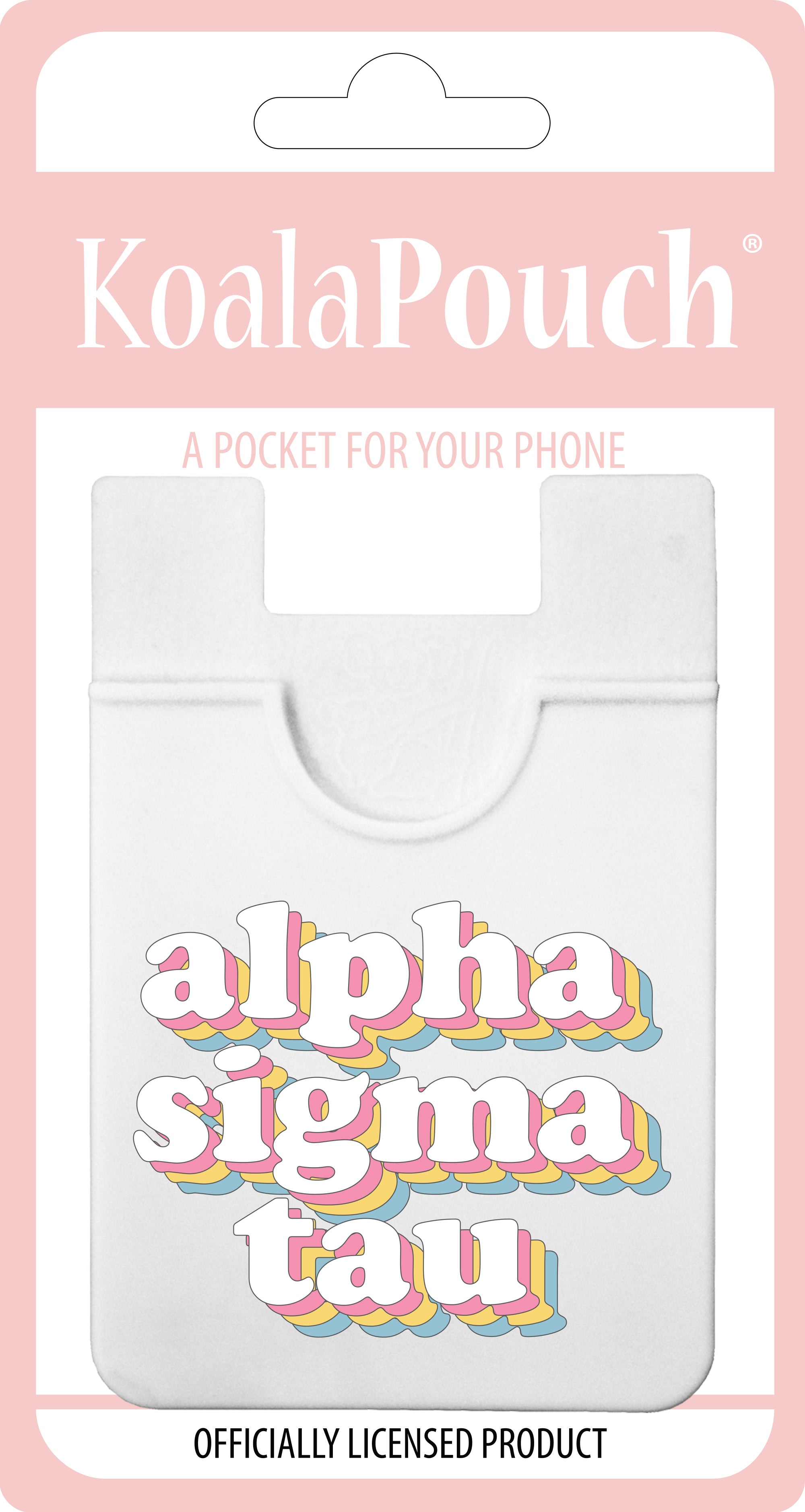 Sorority Shop Alpha Phi - Koala Pouch - Logo Design, Adhesive Cell Phone  Wallet