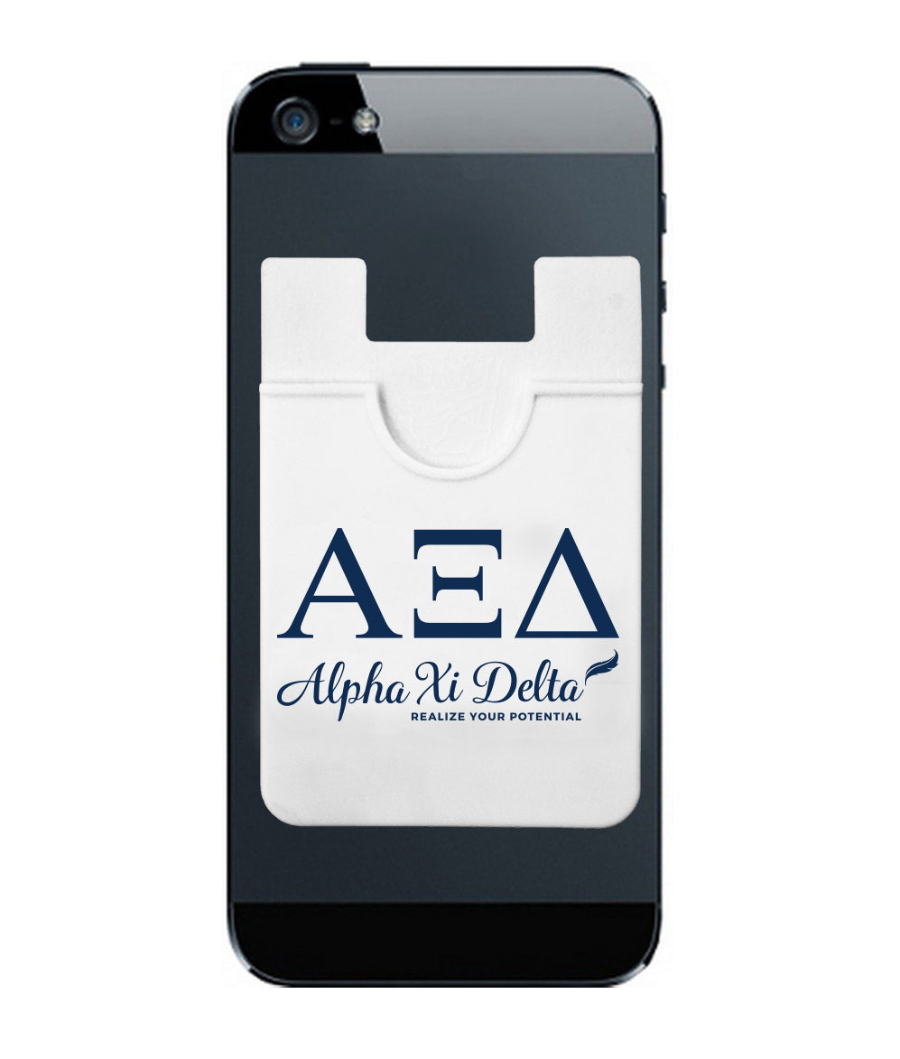 Alpha Xi Delta Adhesive Wallet - Koala Pouch