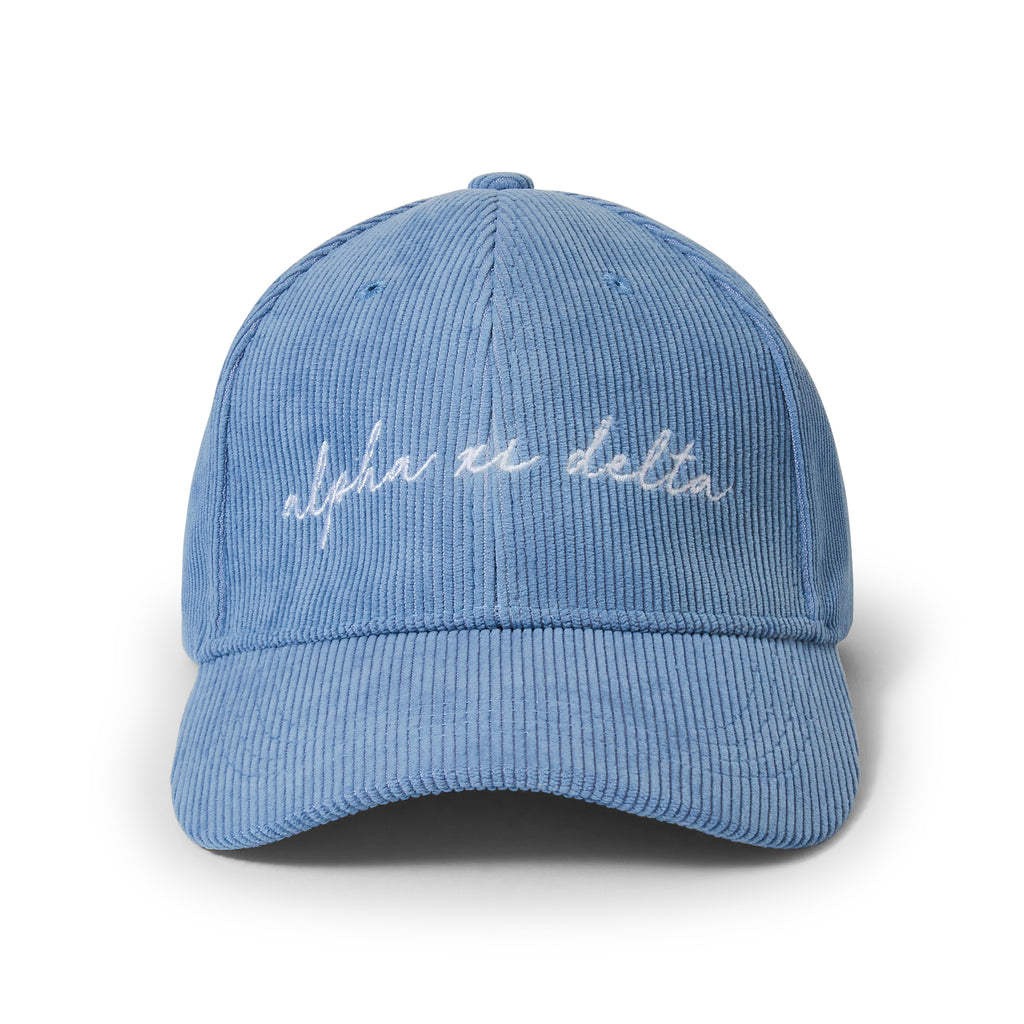 Alpha Xi Delta Baseball Hat - Embroidered AXD Logo Baseball Cap