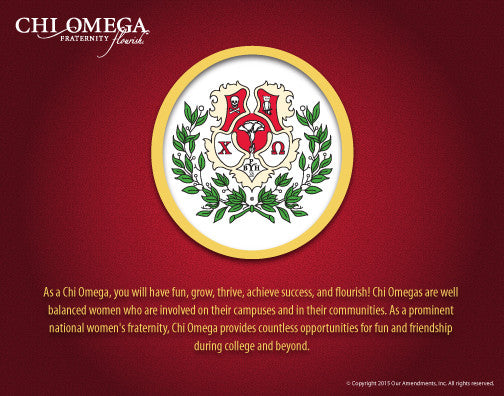 Chi Omega <br> Tribute Poster