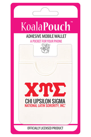 Chi Upsilon Sigma Koala Pouch - Greek Letters Design - Phone Wallet