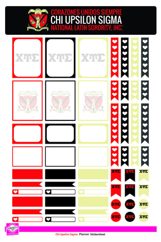 Chi Upsilon Sigma <br> Day-Planner Stickers