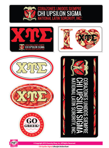 Chi Upsilon Sigma <br> Lifestyle Stickers