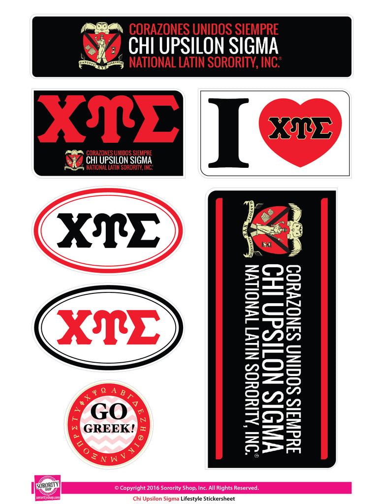 Chi Upsilon Sigma <br> "Colors" stickers