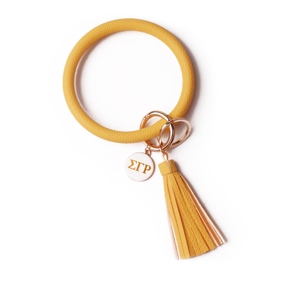 SIGMA GAMMA RHO BANGLE SORORITY KEYCHAIN