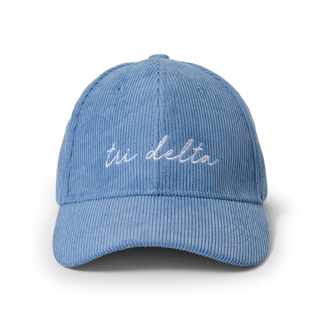 Delta Delta Delta Baseball Hat - Embroidered DDD Logo Baseball Cap