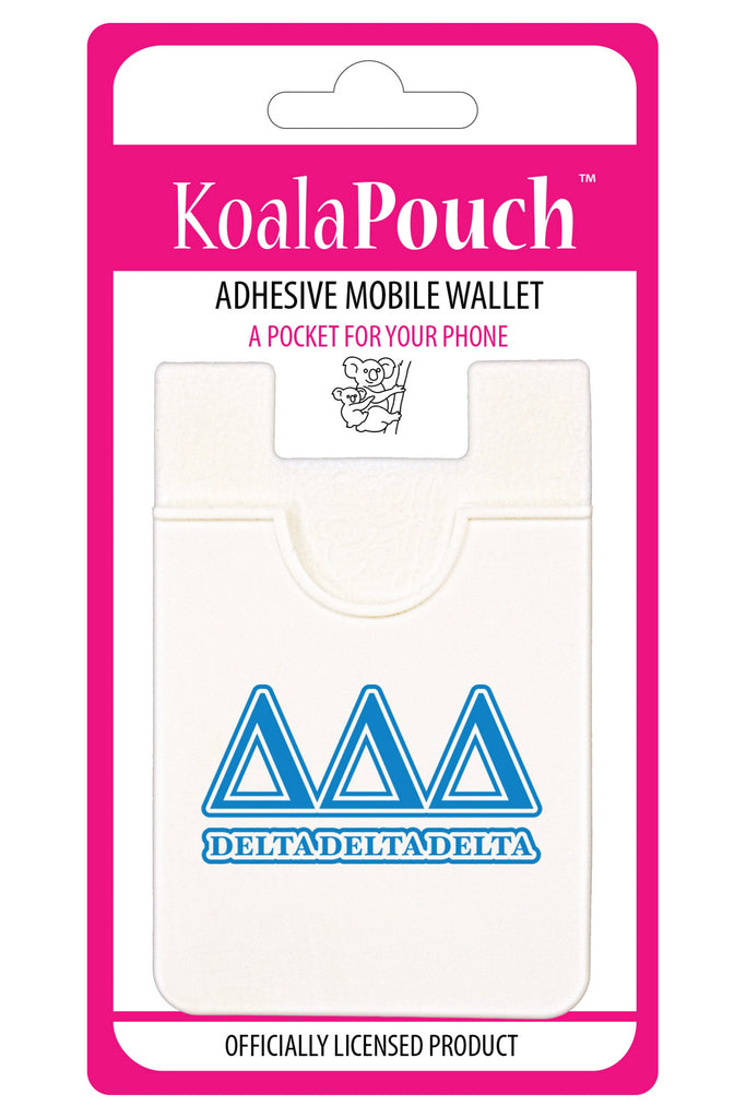 Delta Delta Delta Koala Pouch - Greek Letters Design - Phone Wallet