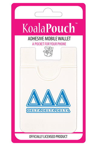Delta Delta Delta Koala Pouch - Greek Letters Design - Phone Wallet