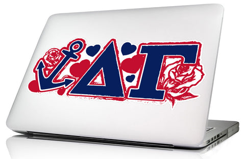 Delta Gamma <br>11.75 x 5 Laptop Skin/Wall Decal