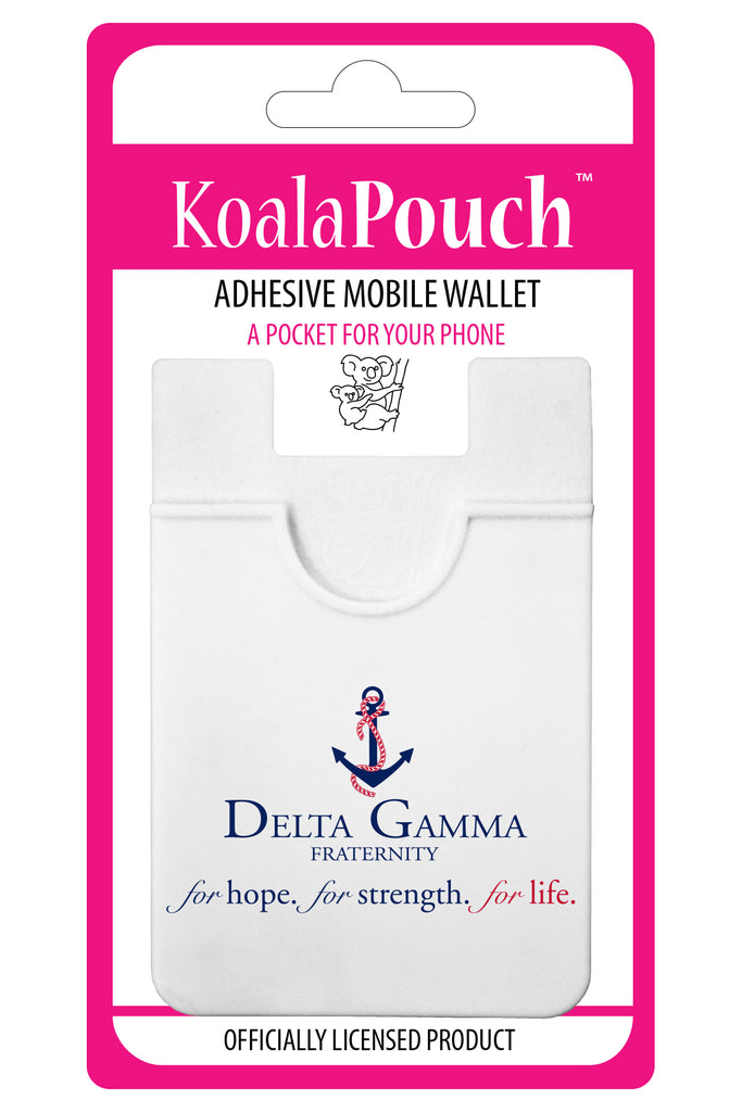 Delta Gamma Adhesive Wallet - Koala Pouch