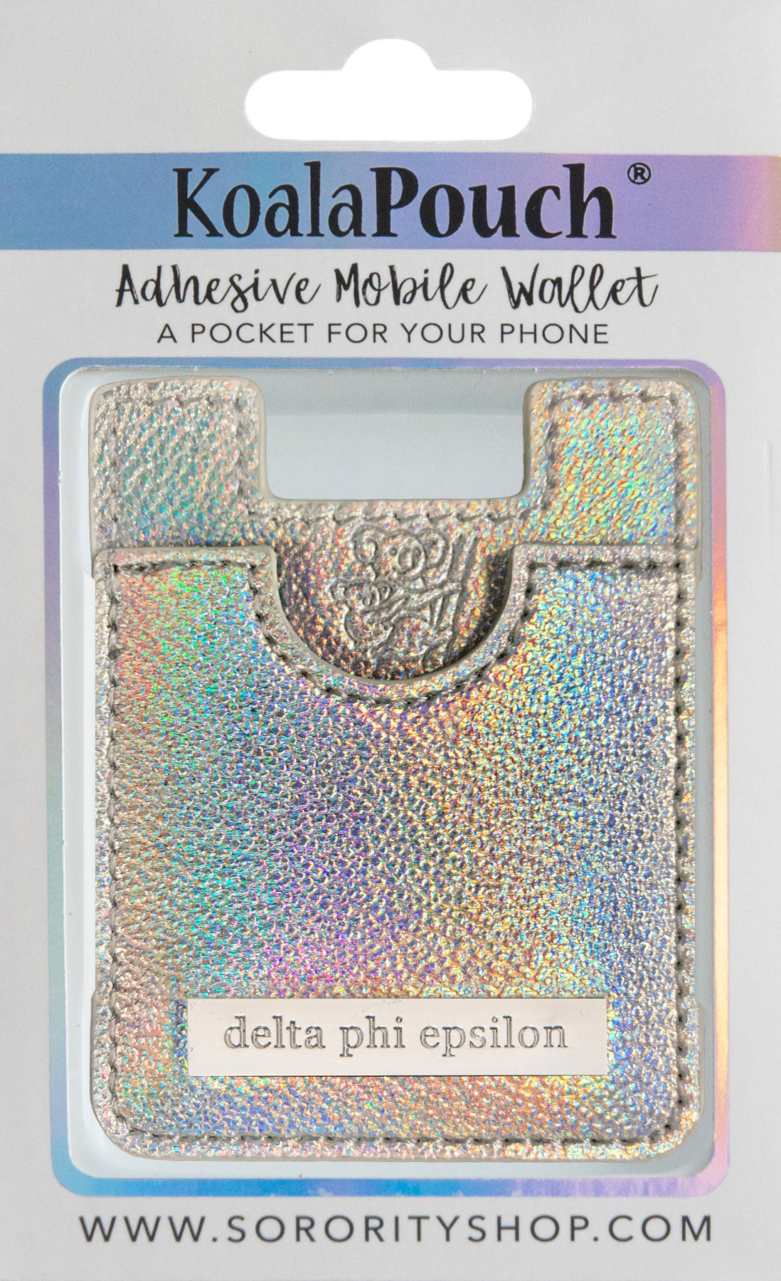 Delta Phi Epsilon Glitter Koala Pouch
