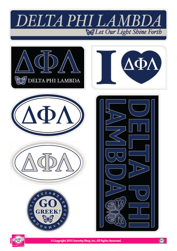 Delta Phi Lambda <br> Lifestyle Stickers