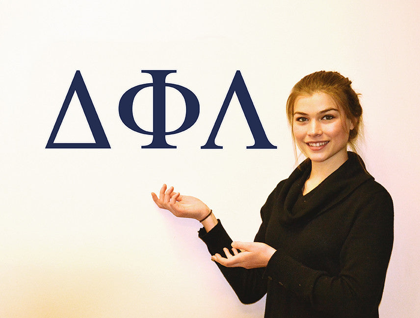Delta Phi Lambda <br> Jumbo Letter Decals