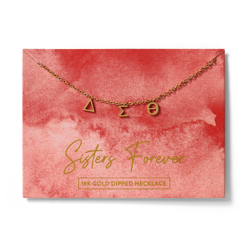 Delta Sigma Theta Name Necklace