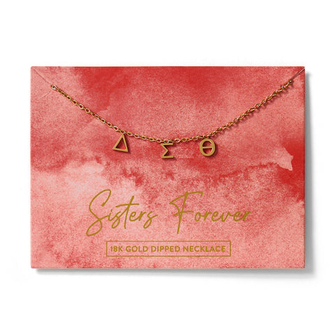 Delta Sigma Theta Name Necklace