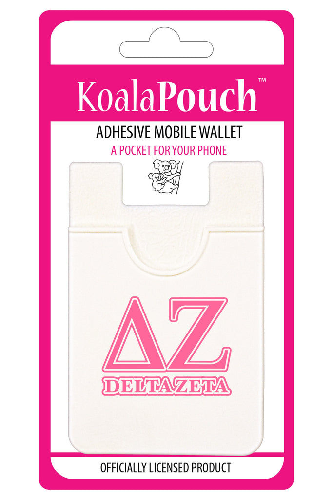Delta Zeta Koala Pouch - Greek Letters Design - Phone Wallet