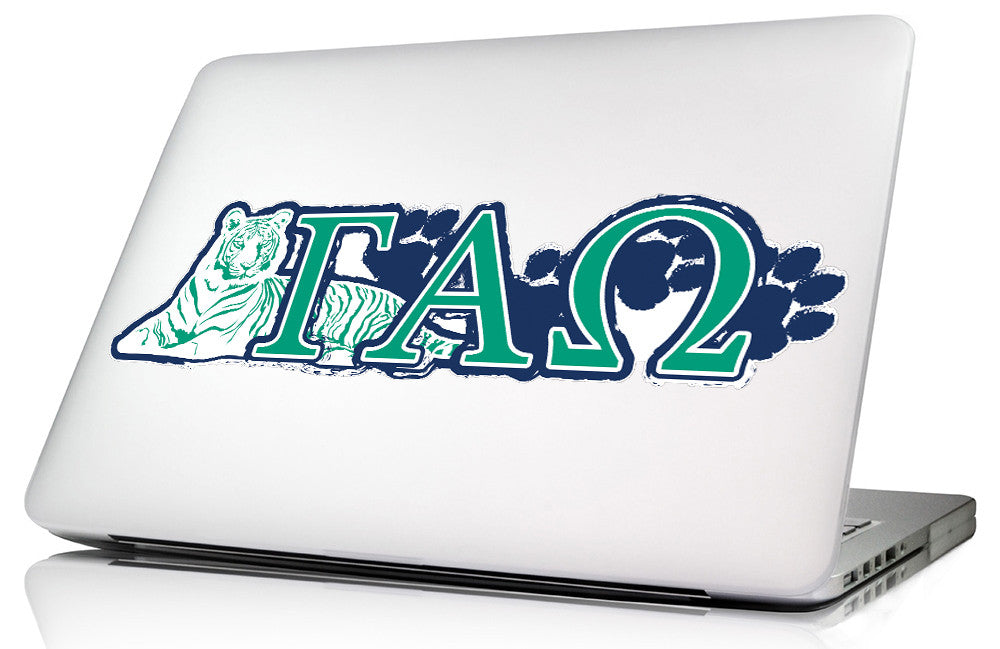 Gamma Alpha Omega <br>11.75 x 3.5 Laptop Skin/Wall Decal