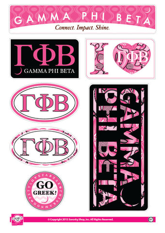Gamma Phi Beta <br> Lifestyle Stickers