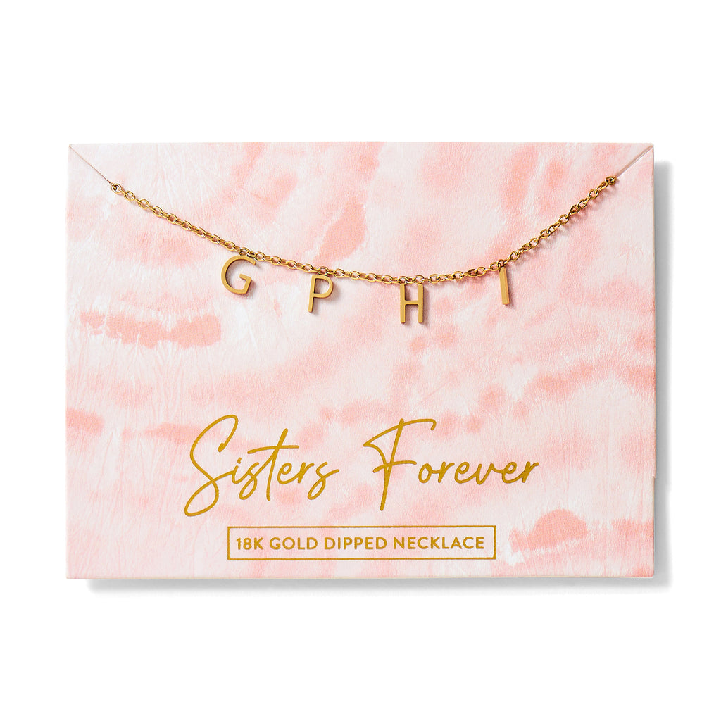 Gamma Phi Beta Name Necklace