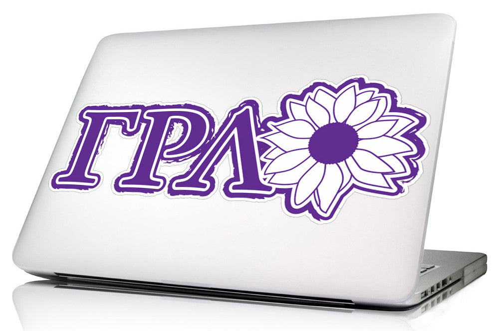 Gamma Rho Lambda <br>11.75 x 5 Laptop Skin/Wall Decal