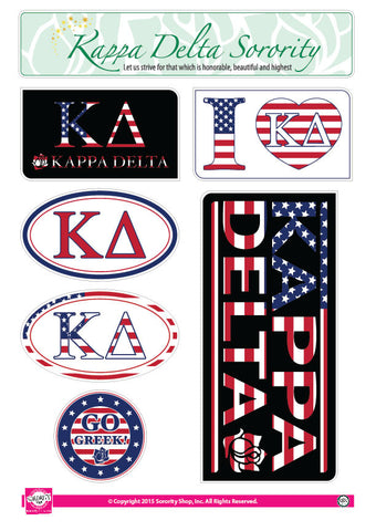 Kappa Delta <br> American Stickers