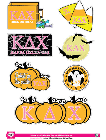 Kappa Delta Chi Halloween Stickers