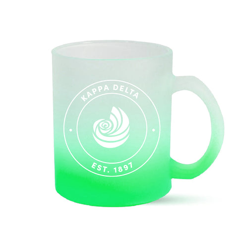 Kappa Delta Mug - Ombre Glass