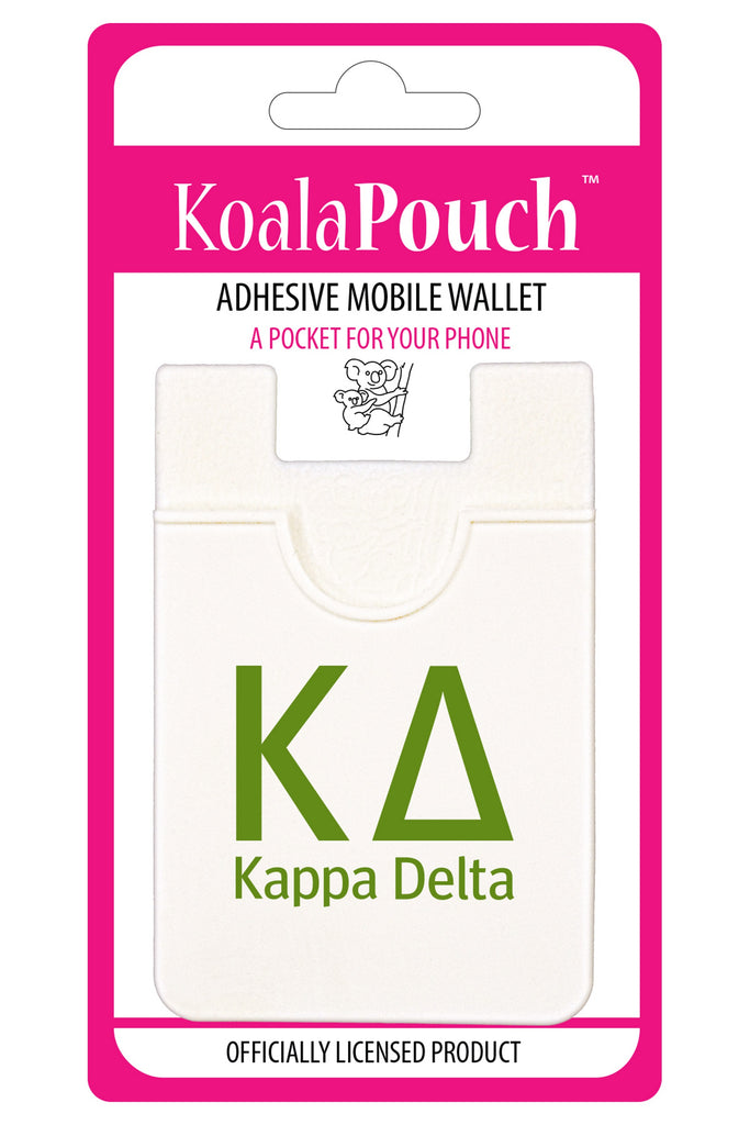Kappa Delta Koala Pouch - Greek Letters Design - Phone Wallet