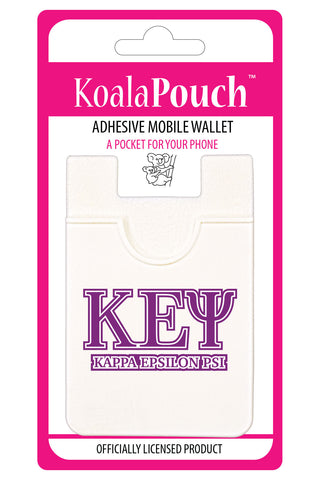 Kappa Epsilon Psi Koala Pouch - Greek Letters Design - Phone Wallet