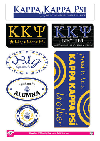 Kappa Kappa Psi <br> Family Stickers