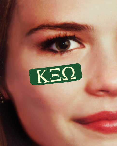 Kappa Xi Omega Eye Black Decals