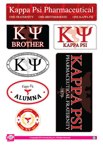 Kappa Psi <br> Family Stickers