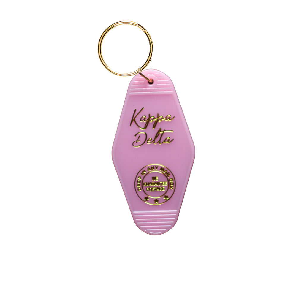 Kappa Delta Vintage Motel Keychain