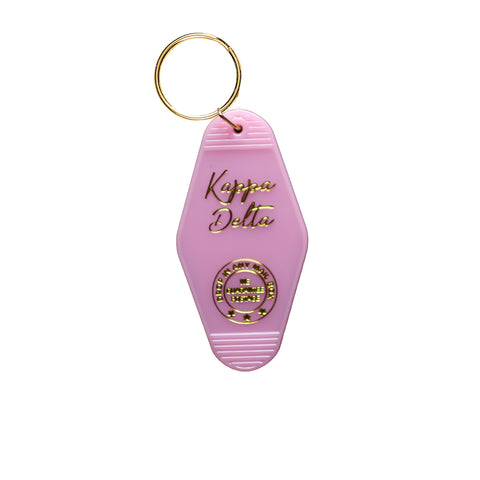 Kappa Delta Vintage Motel Keychain