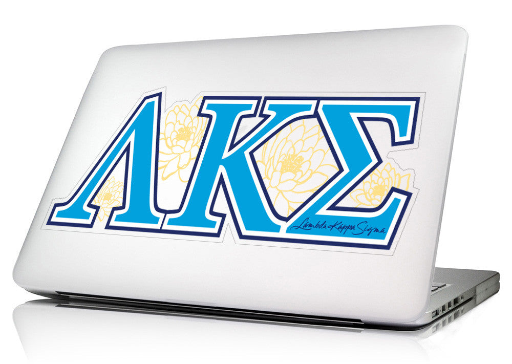 Lambda Kappa Sigma <br>11 x 4.25 Laptop Skin/Wall Decal