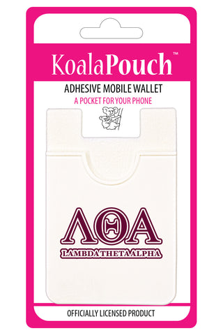 Lambda Theta Alpha Koala Pouch - Greek Letters Design - Phone Wallet